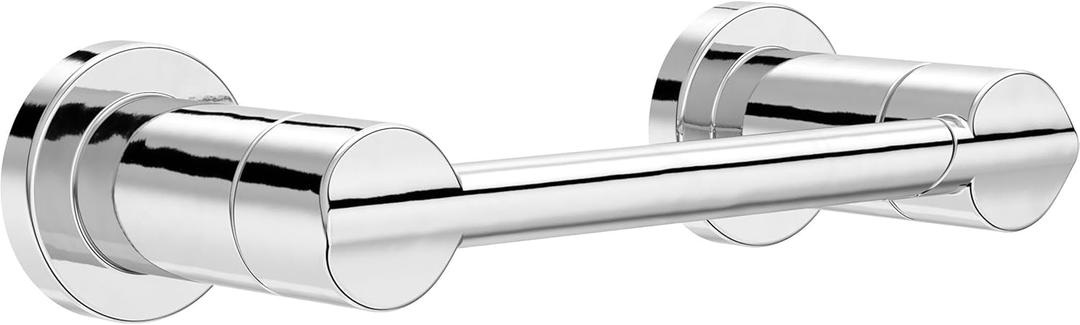 Delta Nicoli (1-Pack) Toilet Paper Holder Polished Chrome Tissue Roll Holder for Bathroom Organization and Storage Pivoting Toilet Tissue Holder Wall Bathroom Accessories NIC50-PC