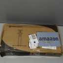 Universal Swivel TV Stand/Base Table Top TV Stand for 13 to 32 inch TVs with 100 Degree Swivel, 4 Level Height Adjustable, Heavy Duty Tempered Glass Base, Holds up to 77lbs, HT07B-001