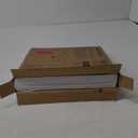 LONGKING 30-Pack 12x12in Vinyl Flooring Tiles - Effortless Peel and Stick Floor Tiles for Kitchen, Dining Room, Bedrooms, 30 Sq. Ft (Brown Segment)