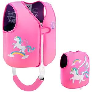 Pottwal Swim Vest for Kids - Swim Jacket - Made of Neoprene & EPE - with Adjustable Crotch Strap, Size S, 11-15KG