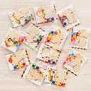 GOGREENWOVEN Valentines Day Gifts 24 Pack Construction Wood Painting Craft Kits Valentines Cards with Art Supplies Gifts Party Favors