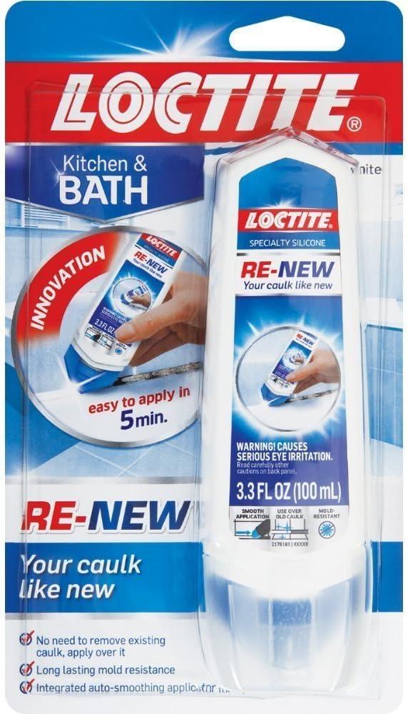 Loctite 2158772 8 Pack 3.3 oz. RE-New Specialty Silicone Sealant, White