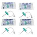 50pcs Butterfly Infusion Needle,21G Intravenous Infusion Needle, Sterile Individual Packaging,for Laboratories and Pets Veterinary (21G)