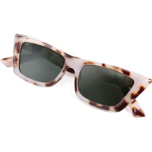 FEISEDY Small Cateye Square Polarized Sunglasses Women Classic Thick Rectangle Frame UV400 Sun Glasses B2736 (003 Milky Tortoiseshell)