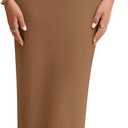 PRETTYGARDEN Women's Off The Shoulder Maxi Dresses 2025 Summer Formal Elegant Cocktail Party Wedding Guest Long Dress (Medium, Dark Khaki)