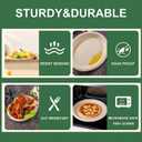 DaYammi 12 Inch Oval Paper Plates 125 Pack 100% Compostable Plates
