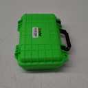 Eylar Tactical Hard Gun Case Water & Shock Proof With Foam TSA Approved 11.6 Inch 8.3 Inch 3.8 Inch (Neon Green)