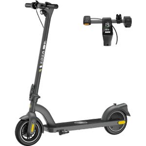 Electric Scooter ZD01, 500W Peak Motor & 19 MPH Electric Scooter Adults, 12-15 Mi Range Electric Kick Scooters, 8.5" Solid Tires, E-Lock & E-Horn, Lightweight Foldable Escooter for Commuter
