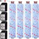 for Bissell CrossWave Vacuum Cleaner Replacement Parts 4 Pack 1868 Bissell CrossWave Multi-Surface Brush Rolls Tangle-Free+ 4 Pack 1866 Replacement Vacuum Filters Compare Part 1608683 1608684
