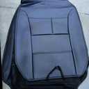 TTX LIGHTING Seat Covers Full Set Fit for 2007-2025 2026 Chevrolet Chevy Silverado GMC Sierra 1500 2500HD 3500HD Seat Covers for Cars Leather Waterproof Truck Seat Protector（Black)