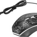 Mouse, Wired Mouse Accurate Tracking Colorful Light Drive for Tablet for Computer