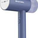 BEAUTURAL Steamer for Clothes, Portable Garment Wrinkle Remover, Fast 30s Heat-up, Foldable and Handheld, 120V Only (Not for 220V Europe), Blue
