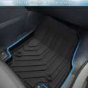 Mixsuper Floor Mats Fit for BMW X5 2019-2026 (Only for 5 Passenger, Not for 7 Seat), TPE All Weather Floor Liners 1st & 2nd Row Mat Set Accessories Durable Black