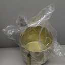 GANAZONO Gold Plant Stand Flower Pots Indoor Metal Plant Pot with Iron Stand Modern Round Decorative Flower Pot Indoor Planter Holder Gardening Pots Lawn Decoration Planters