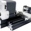Mini Metal Lathe Machine, 36W 20000 RPM, Benchtop Lathe for Woodworking DIY,Crafting Wood & Soft Metal