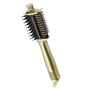 Shark Glossi 2-in-1 Hot Tool and Air Glosser, Ultra-Fast, Ultra-Glossy Blowouts at-Home, Heat-Controlled Ceramic, Curly, Coily, and Color Friendly, Liquid Gold, HT302GD