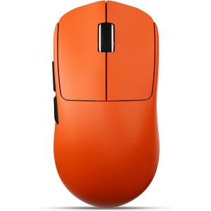 EWEADN X23Pro Wireless Gaming Mouse, 49g Lightweight Mouse, PAW3311 Sensor, 12000 DPI, 2.4G/BT5.0/USB-C Rechargeable Wireless Mouses with 6 Programmable Button, Grip tape, for Laptop/PC/Mac, Orange