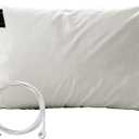 Grounding Pillowcase Queen Size for Better Sleep Includes 15ft Cord Earth Connect Grounded Bedding Pad Grounding Pillowcases Therapy(White, 20x30in)