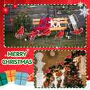 12 Pcs 10" Cardinal Stake Christmas Ornament for Yard Christmas Tree Decoration Red Birds Sign Xmas Picks Tree Topper Decorations for Xmas Garden Home Indoor Outdoor Decor