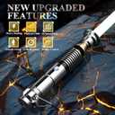 Lightsaber Motion Control Light Saber - Dueling Lightsaber for Adults Christmas Halloween Cosplay Birthday Gifts,Light Sabers for Kids,Smooth Swing 16 Sound Fonts Premium Hilt Pro Force FX Lightsabers