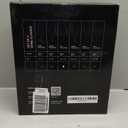 Gusto Nostro Crystal Glasses Set of 4, 22 Oz Long Stem Modern Glasses, Dishwasher Safe, Fancy, Elegant, Large and Tall Glass for Wedding Christmas Anniversary (Crystal Design 3)