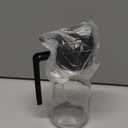 2 in 1 Glass Oil Sprayer & Dispenser,16oz/470ml Olive Cooking, Air Fryer, and Salad, for Kitchen Gadgets and Air Fryer Accessories, w/Stickers (Black)