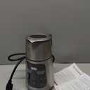 DREO Milk Frother, All-in-1 Electric Foam Maker for Coffee, 15oz/450ml Automatic Foam Frother for Latte Art-level Microfoam, 30+ Drinks, Easy to Clean, Dishwasher Safe, LED display (Sliver Grey)