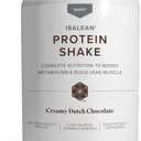 IsaLean Protein Shake Complete Superfood Meal Replacement Shake for Maintaining Healthy Weight and Lean Muscle Growth with 24 Vitamins and Minerals-29.6 oz - 14 Meal Canister Creamy Dutch Chocolate BBD: 09-2027