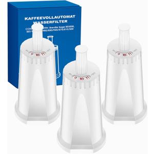 Mutital Water Filter for Breville Barista Touch Espresso Machine BES880, Barista Pro BES878, Oracle Touch BES990, Oracle BES980 & Dual Boiler BES920 Bambino ClaroSwiss Sage, BES008WHT0NUC1 (3 Pcs)