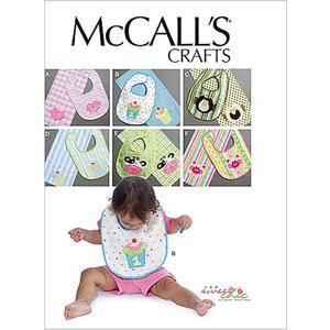 McCall's Patterns M6478 Bibs and Burp Cloths, One Size Only