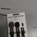 USB C Lavalier Microphone Wireless Mini Mic for Type-C Android Phone/Tablet/PC Video Recording Clip-on Mics with Rotatable Clip&Denoise Recording, Ideal for Vlog Tiktok Youtube Podcast Content Creator