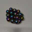 28Pcs Rainbow Stones Fidget Toy, 20mm DIY Mutual Attraction Desk Balls for Kids Adults, Educational Science Kit for Anxiety Relief, Building Crafts for Teens Party Favors Gift