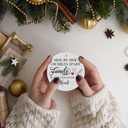 2 x Family Christmas Ornaments Gifts for Mom Dad Sister Brother, Ornaments for Christmas Tree Decorations 2025 - Side by Side Or Miles Apart Family is Always Close at Heart (2.9 Inch)