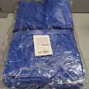 Extra Large Moving Bags - 8-Pack Heavy Duty Storage Duffel - Sturdy Backpack Straps Handles, Zippers - Reusable Moving Storage Bags for Clothes - Folding Collapsible Storage Tote Bag Set  Blue