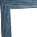Frametory, 16x20 Picture Frame with Mat for 11x14 Photo - High Definition Glass Wide Molding - Preinstalled Wall Mounting Hardware (Blue, 1 Pack)