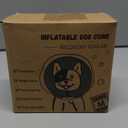  Inflatable Dog Cone Collar Alternative After Surgery, Dog Donut Collar, Soft Pet Cone to Stop Licking for Small Medium Large Dogs (M(Neck 9"-12.5"), Solid Grey)