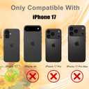 KANGHAR Floral Case for iPhone 17 Case Sunflower Butterfly Anti-Slip Drop Protection with Soft TPU Bumper Shockproof Protective Phone Cover for Women Girls