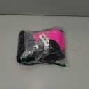 Blooming Jelly Women One Piece Swim Dress Tummy Control Swimsuits Slimming Mesh Sheer Sarong Wraps Bathing Suit (XXL, Pink/Black)