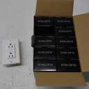 ELECTECK 10 Pack GFCI Outlets 15 Amp, Non-Tamper Resistant, Decor GFI Receptacles with LED Indicator, Ground Fault Circuit Interrupter, Wallplate Included, ETL Listed, White