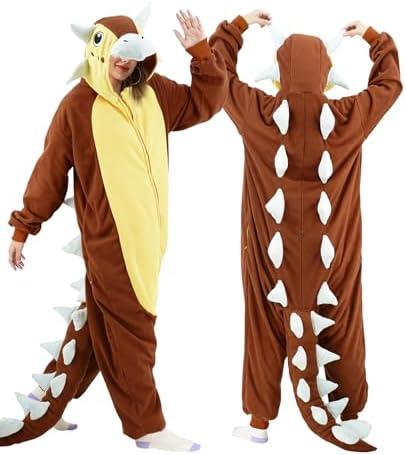 vavalad Adult Onesie Pajamas Adult Cosplay Costume Halloween Christmas Women Men Size M