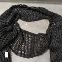 Womens Crochet Shrug Y2K Hollow Out Bolero Shrug See Through Cropped Knit Sweater Top , Small