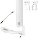 High Gain 10-12dBi External SMA Male/Dual SMA Male 3G 4G 5G LTE Omni Directional Outdoor Antenna for Mobile Cell Phone Cellular 4G/LTE/5G Router Modem Gateway (698-4000 MHz)