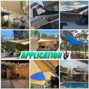 Royal Shade 12' x 12' x 17' Beige Right Triangle Sun Shade Sail Canopy Outdoor Patio Fabric Screen Awning RSTAPRT12 - UPF50+ 95% UV Blockage, Heavy Duty, Water & Air Permeable (We Make Custom Size)