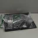 Huolewa File Organizer Box with Lid, Collapsible File Folder Organizer for Office Document Storage, Filing Box with Plastic Slide for Letter Size Hanging File Folders(1 Pack, Black)