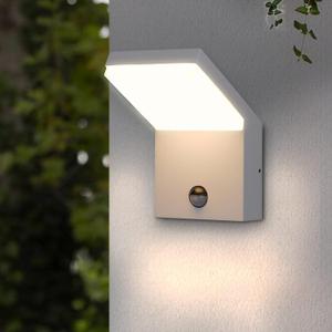 Motion Sensor Porch Light Outdoor Wall Mount Light Fixture White LED Wall Sconce IP54 Waterproof for Garage Front Door Patio House,3000K 18W 1800lm