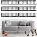 HONKID Under Couch Blocker 12 Pack, Under Bed Blocker Prevents Toys & Pets Under Furniture, Ideal for Living Room, Bedroom, Playroom (6.7" H x 14.5" L)