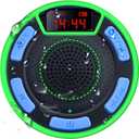 Bluetooth Speakers, DuoTen IPX7 Waterproof Wireless Portable Bluetooth Speakers w/LED Display, FM Radio, Suction Cup, Light Show, Loud Stereo Sound and Bass for Shower, Pool, Party, Travel, Outdoors