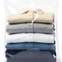 Extra Large Storage Bags - Zipper Seal, 3.1-mil Thick, Heavy Duty, 5 Gallon 18" x 24", Jumbo Plastic Bags for Clothes, Travel, Moving, Large Reusable Freezer Bags, BPA-Free (10 Count)