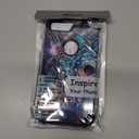 Hocase iPhone 8/7 Plus Case - Mandala in Galaxy, Heavy Duty Shockproof Hybrid Protection Hard Plastic + Silicone Rubber