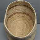 Creative Co-Op Beige & Brown Maize Baskets (Set of 2 Sizes) Wicker Non-Food Storage